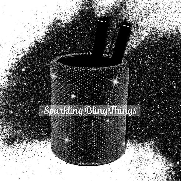 NWT Sparkling Bling Swarovski Crystal Rhinestone Desk Set: Red +  FREE G… - Picture 8 of 16